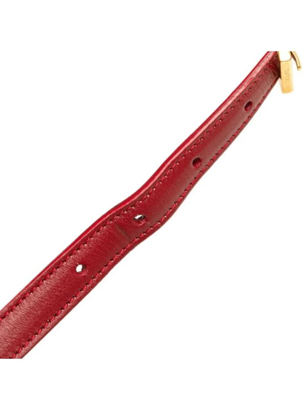 Saint Laurent Classic Lou Crossbody Mini Shoulder Bag Red Leather - Picture 8 of 10